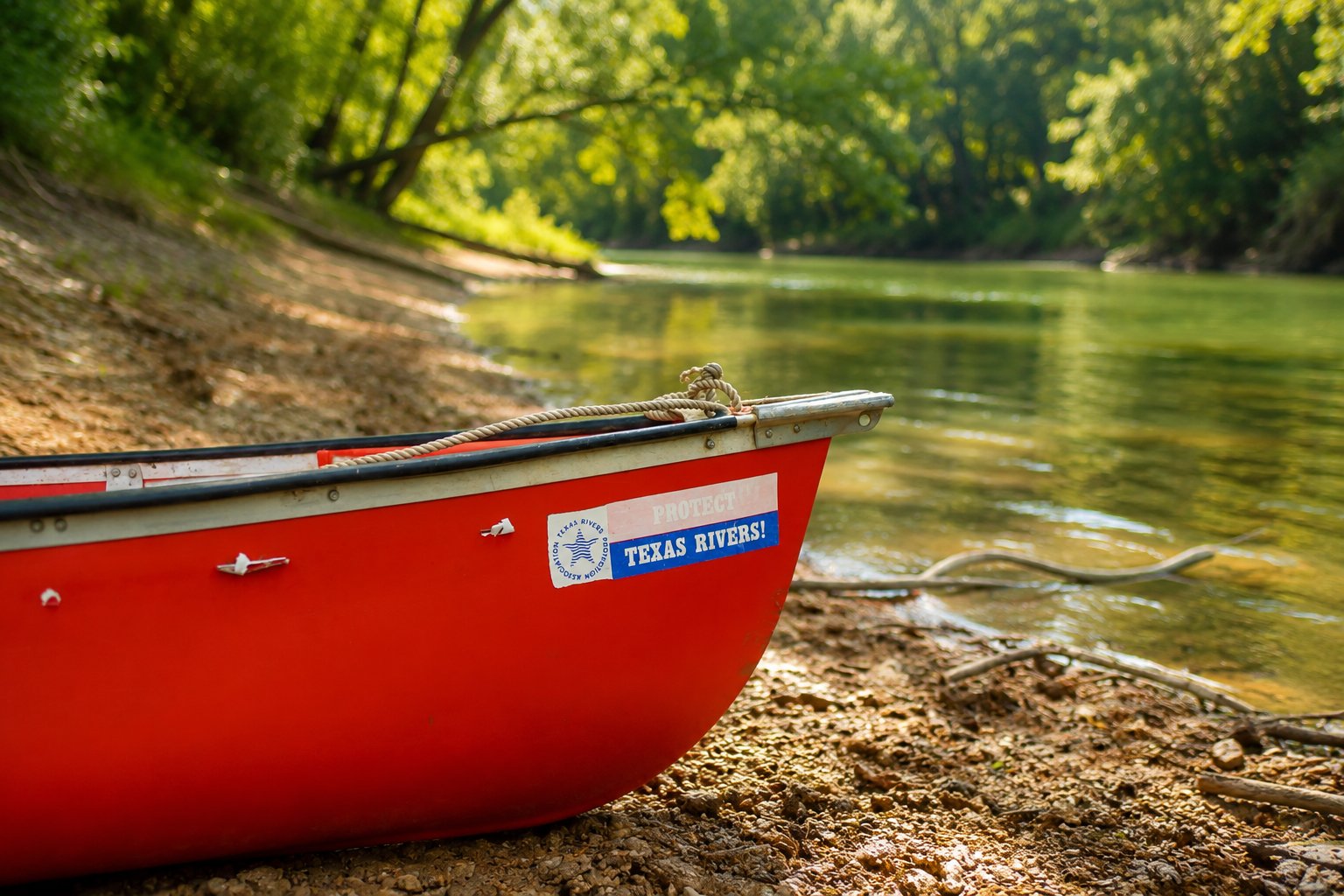 Canoeing the San Marcos River on Clearspring River Ranch