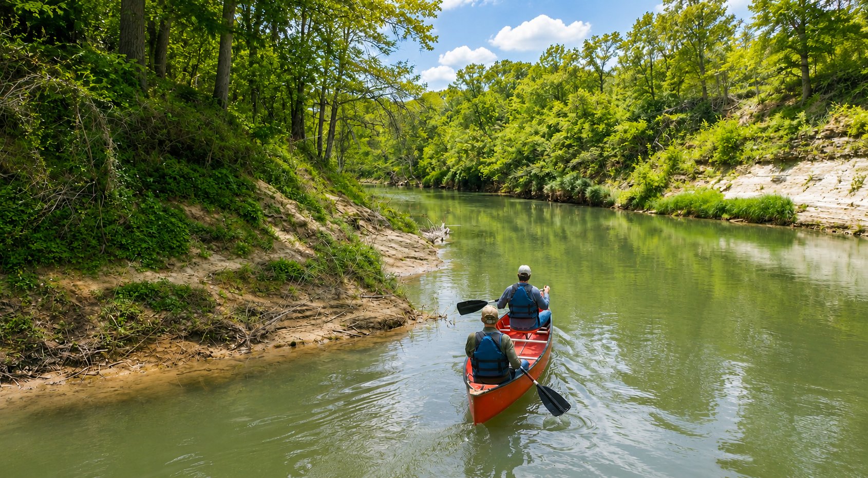 Canoeing the San Marcos River