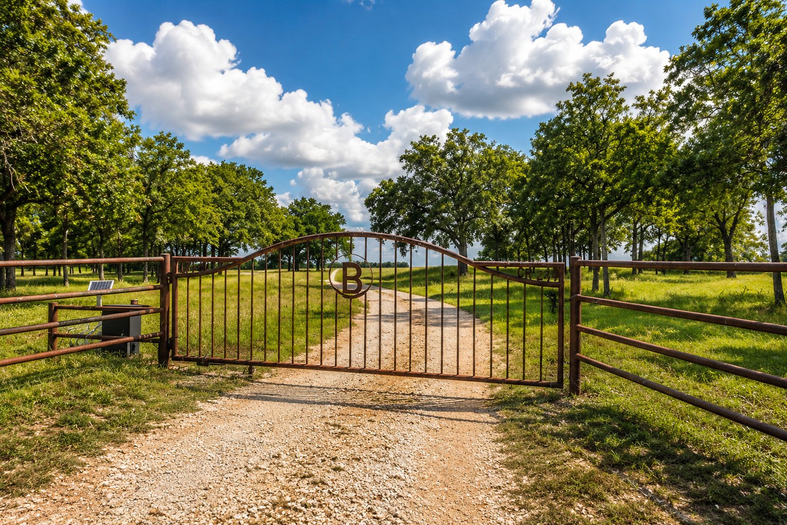 Ranch entrance gate