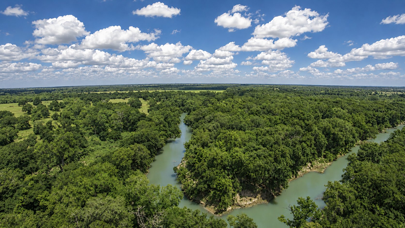 Aerial — full ranch acreage